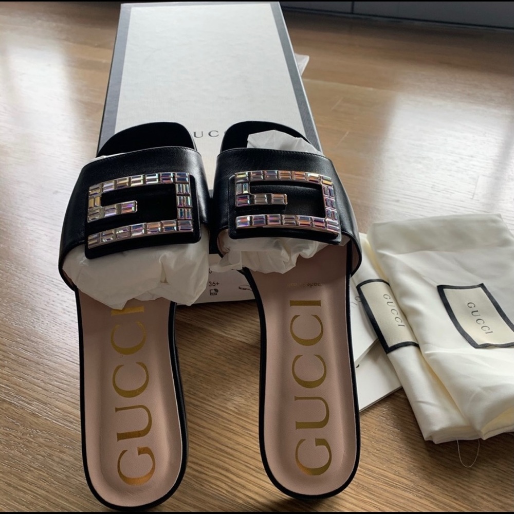 Gucci Madelyn Logo Slide Sandals